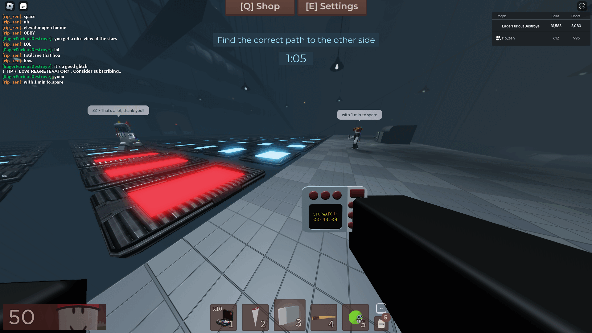 There goes good ol Prototype bein showered with roses Me and my friend on the Find the Path stage. Our final time was 43 seconds and 90 milliseconds