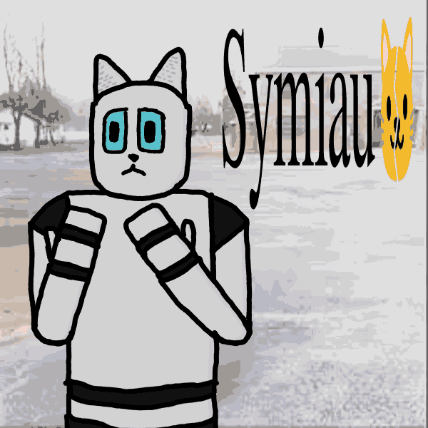 kitters would probably say this Kitta in the "Sybau" pose with Symiau punctuated by a cracked cat head emoji written on the right.